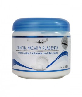 Crema Concha Nacar Y Placenta (Aclarante con filtro solar - Corporal)