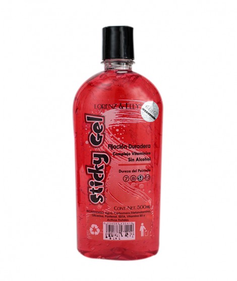 Sticky Gel Sin Alcohol (Fijación duradera - Color Rojo)