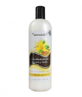 Shampoo Cacahuananche, Almendras Y Vainilla (Restaura el cabello - Cabello graso)